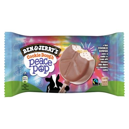 Picture of BEN&JERRY COOKIE DOUGH PEACE POP 80ML